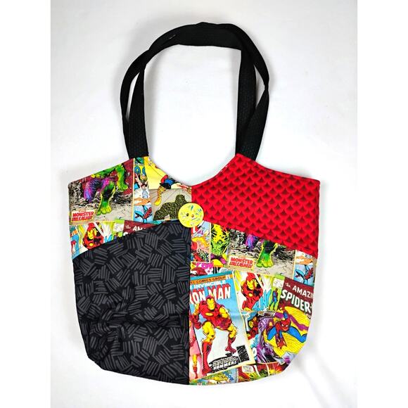 Other Handbags - Handmade Superhero Comic Book Print Tote Bag Cloth Shoulder Bag Gift